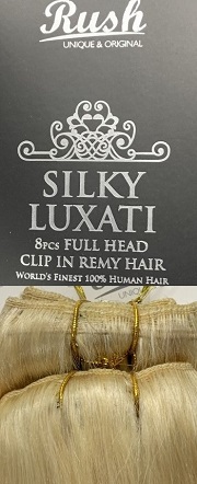 RUSH LUXATI 8PCS FULL HEAD CLIP IN REMY HAIR – Glama Hair and Beauty